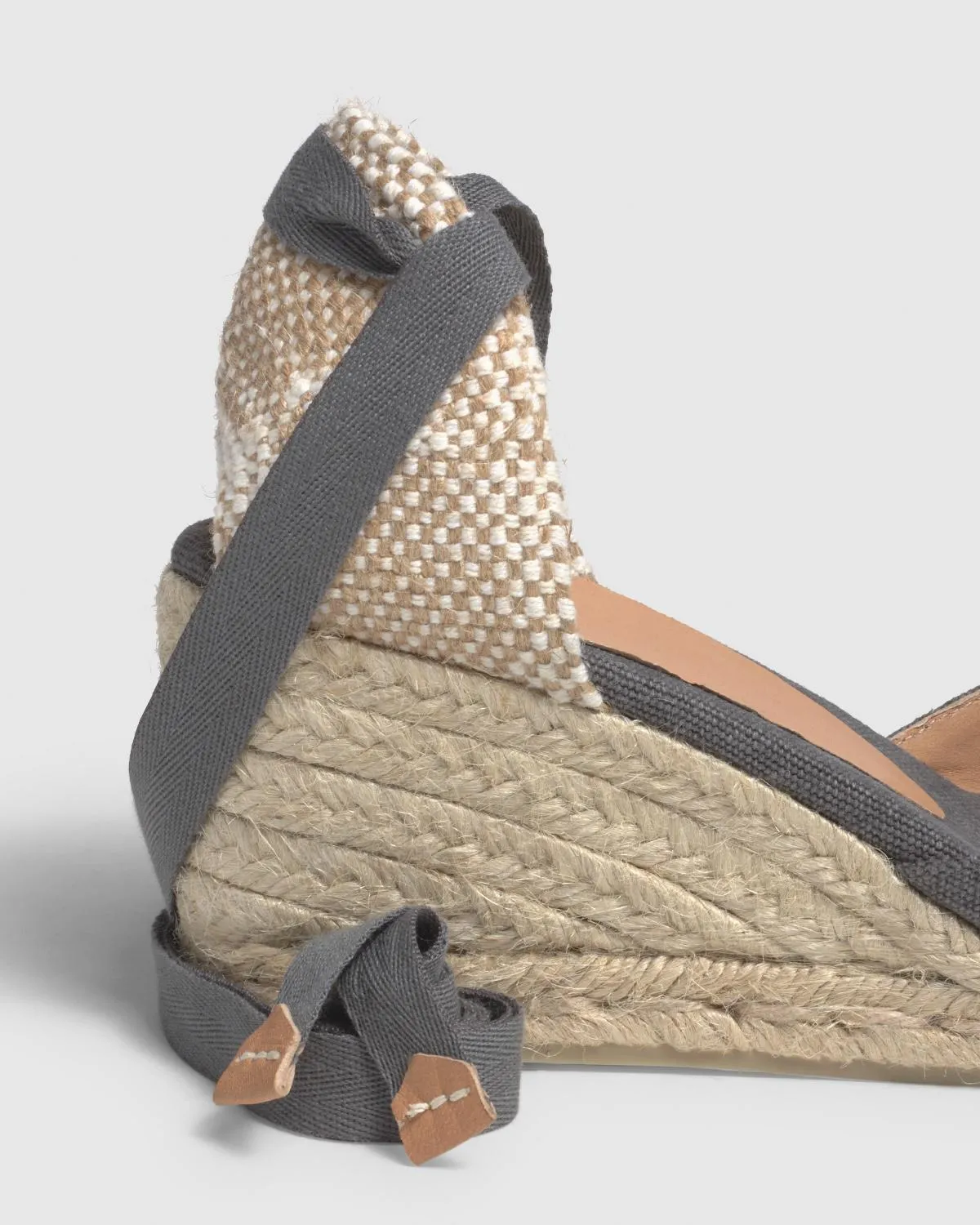 Castaner Carina 6 002 espadrille charcoal canvas