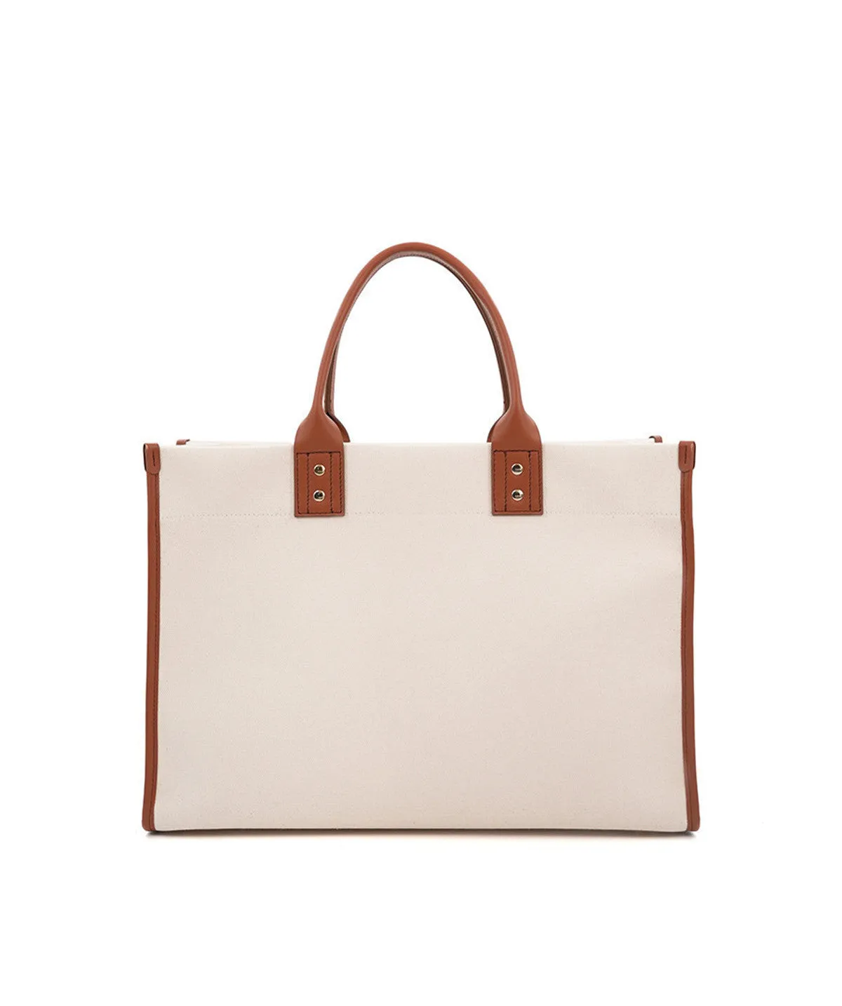 Finsbury FF45 shopper beige canvas-leer