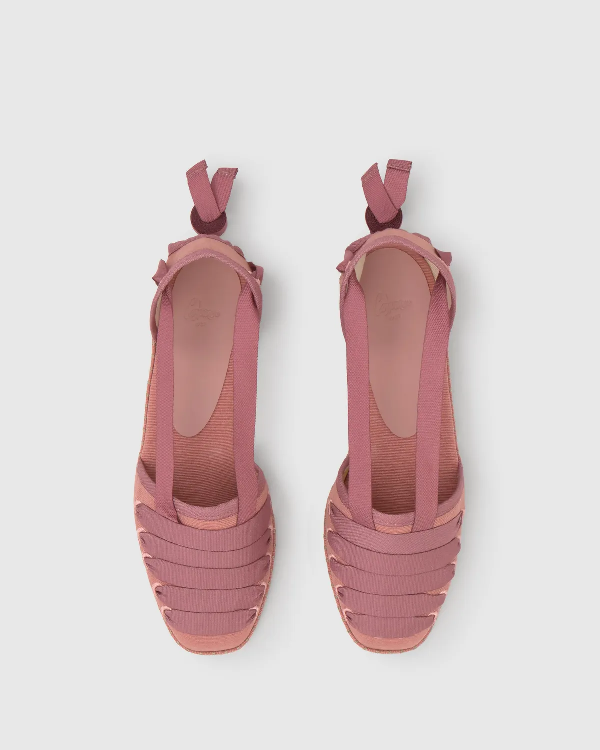 Castaner Glen/293 espadrille roze katoen flats