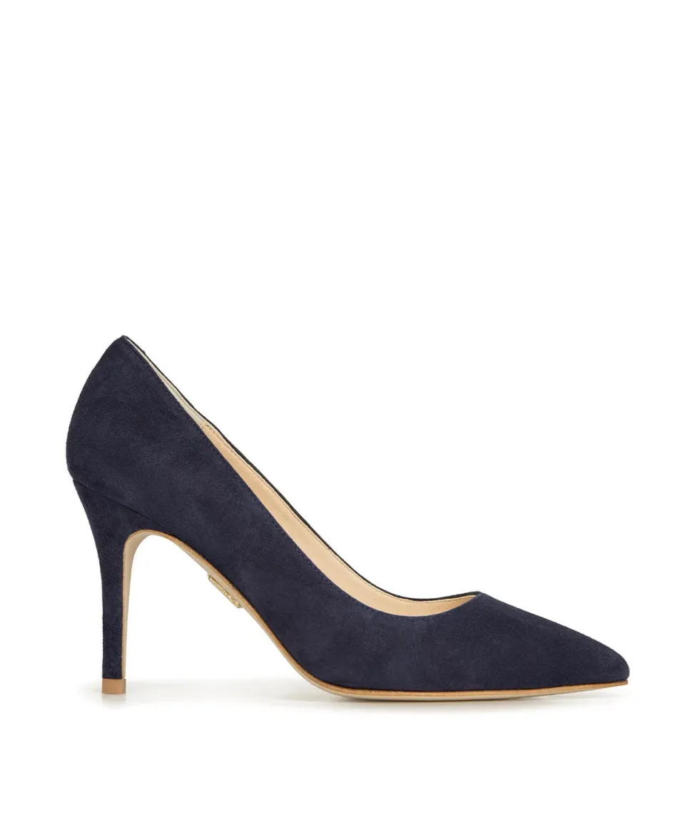 Finsbury MANON pumps navy suède 8 cm hak