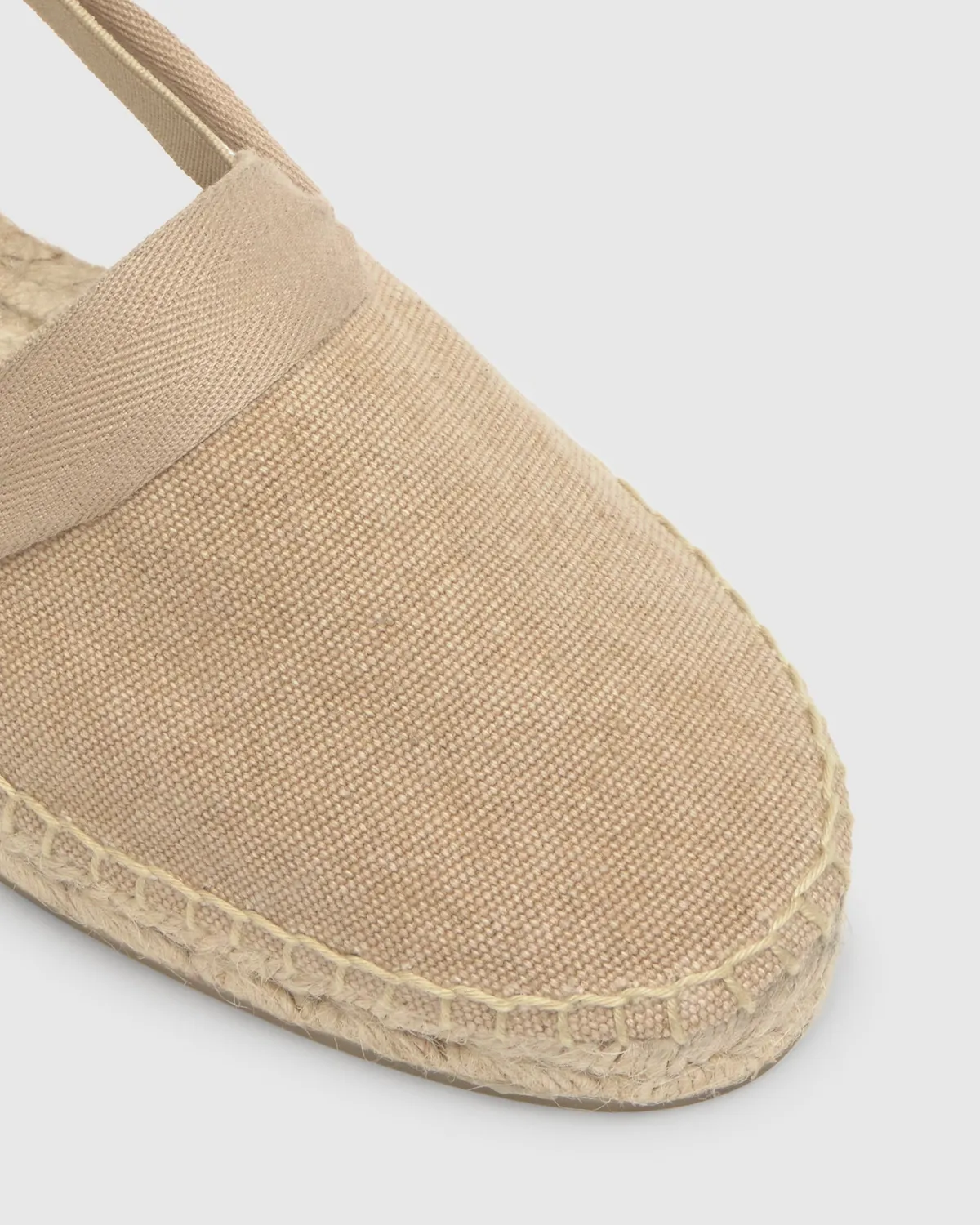 Castaner Kaia 002 espadrilles sand plat canvas