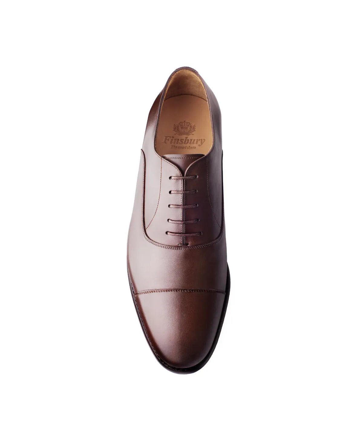 Finsbury Oxford Veterschoenen Walnootbruin Leer