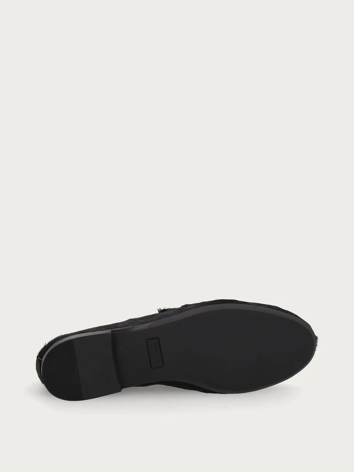 Frau Verona loafers zwart pony-effect leer
