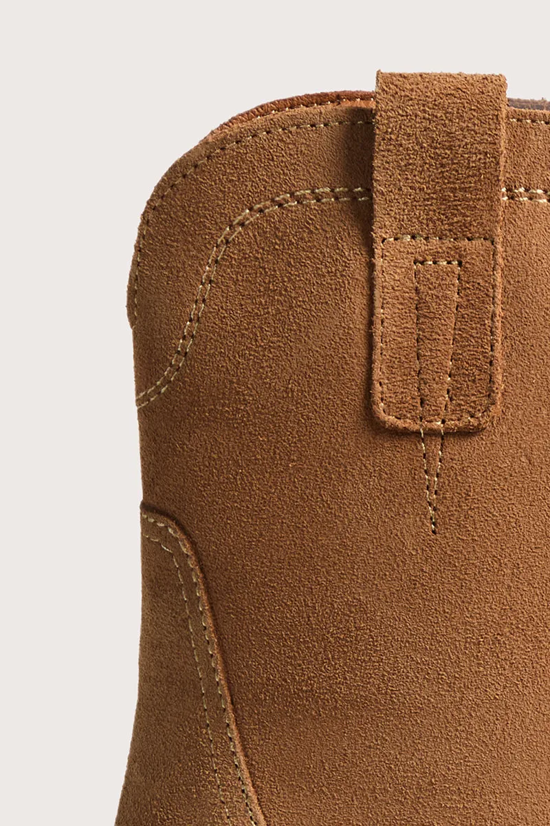 Bryan Stepwise Victoria enkellaarzen camel leer