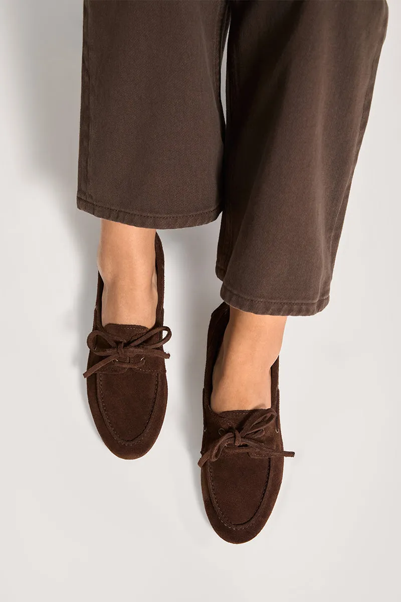 Bryan Stepwise Abby bootschoenen cacao suède