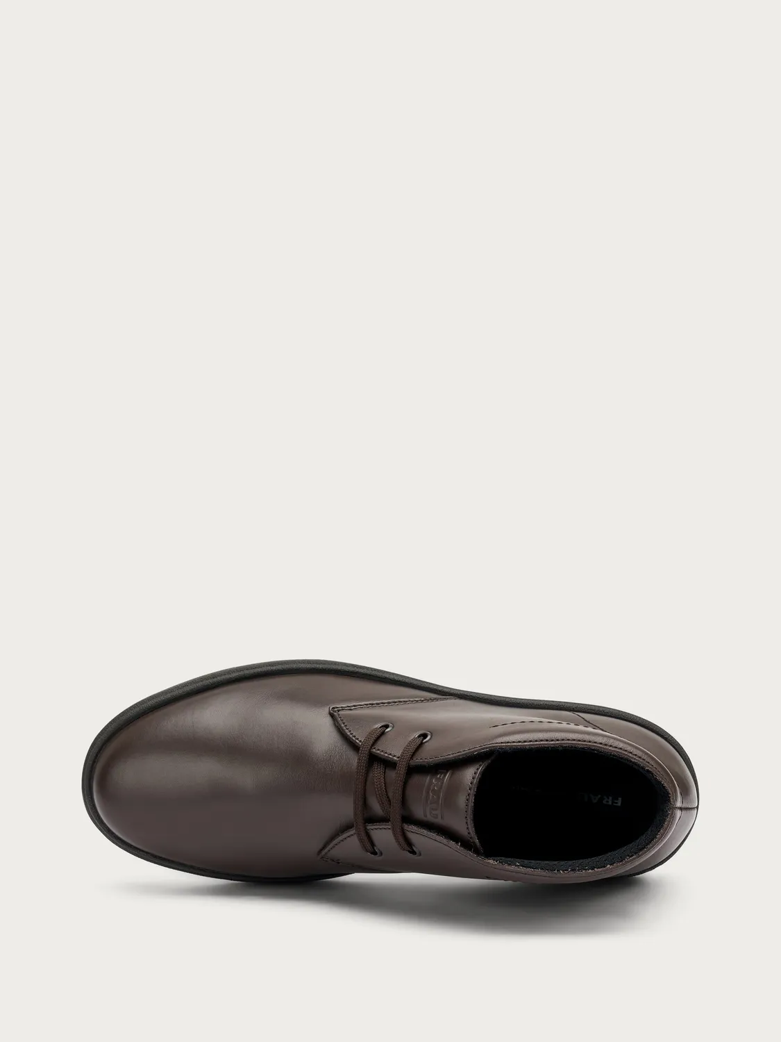 Frau Verona donkerbruine suède veterboots heren