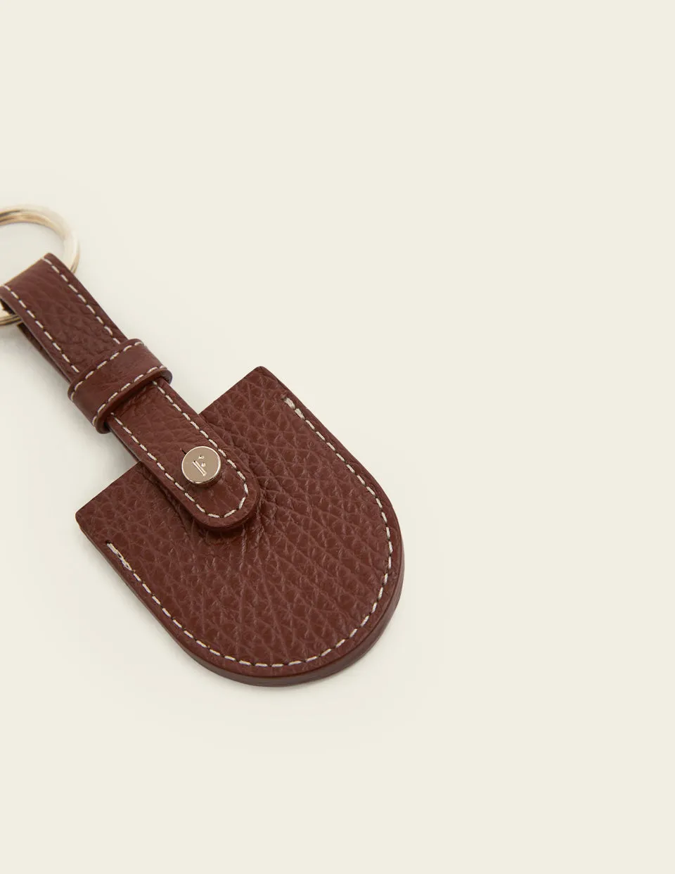 Flattered Airy sleutelhanger cognac leer AirTag
