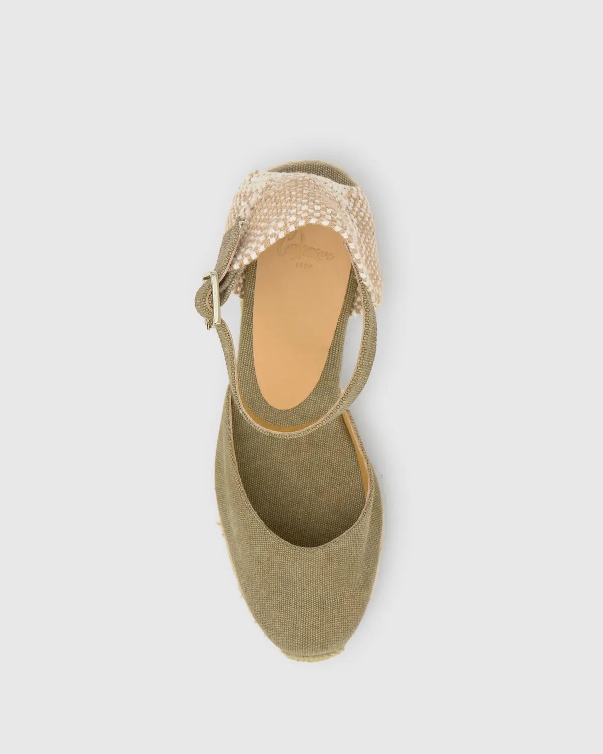 Castaner Carol 6/002 espadrille laurel groen canvas