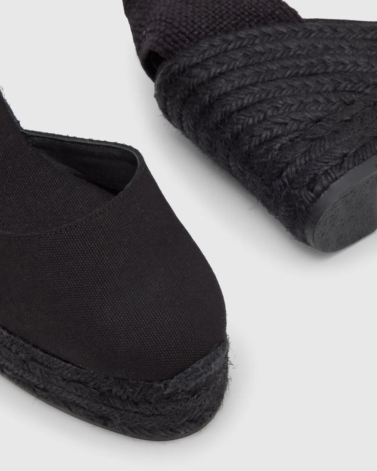Castaner Carina C/8ED/001 espadrilles zwart katoen 11 cm