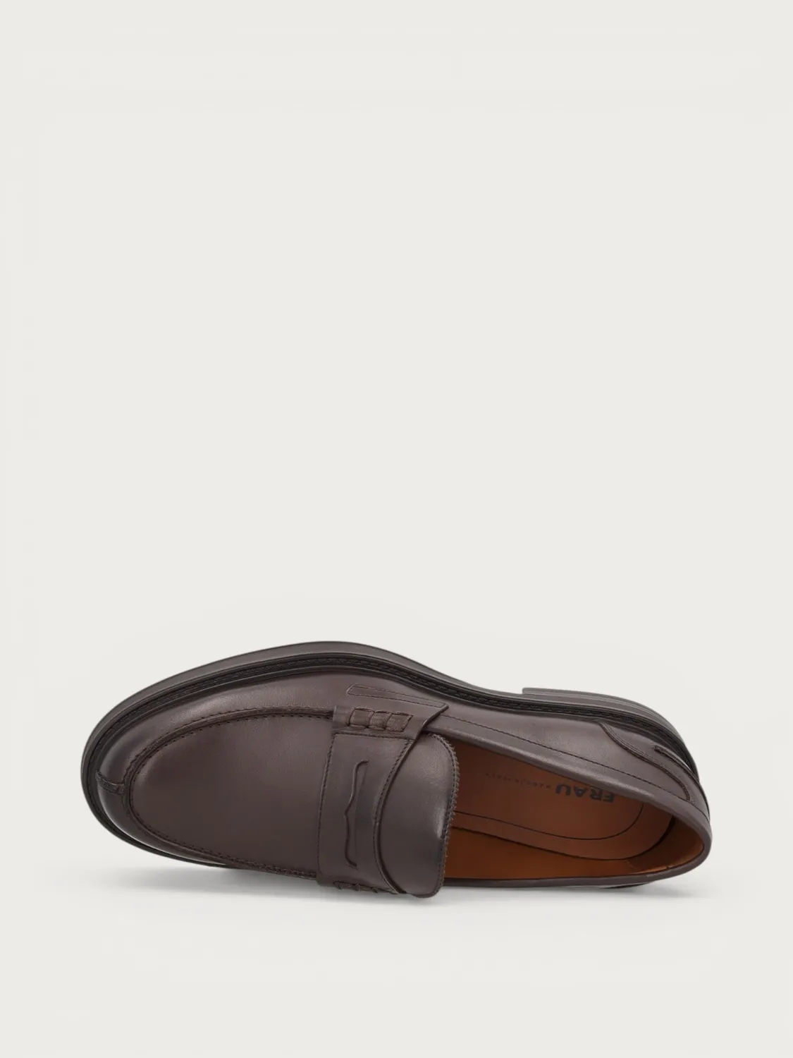 Frau Verona loafers donkerbruin leer