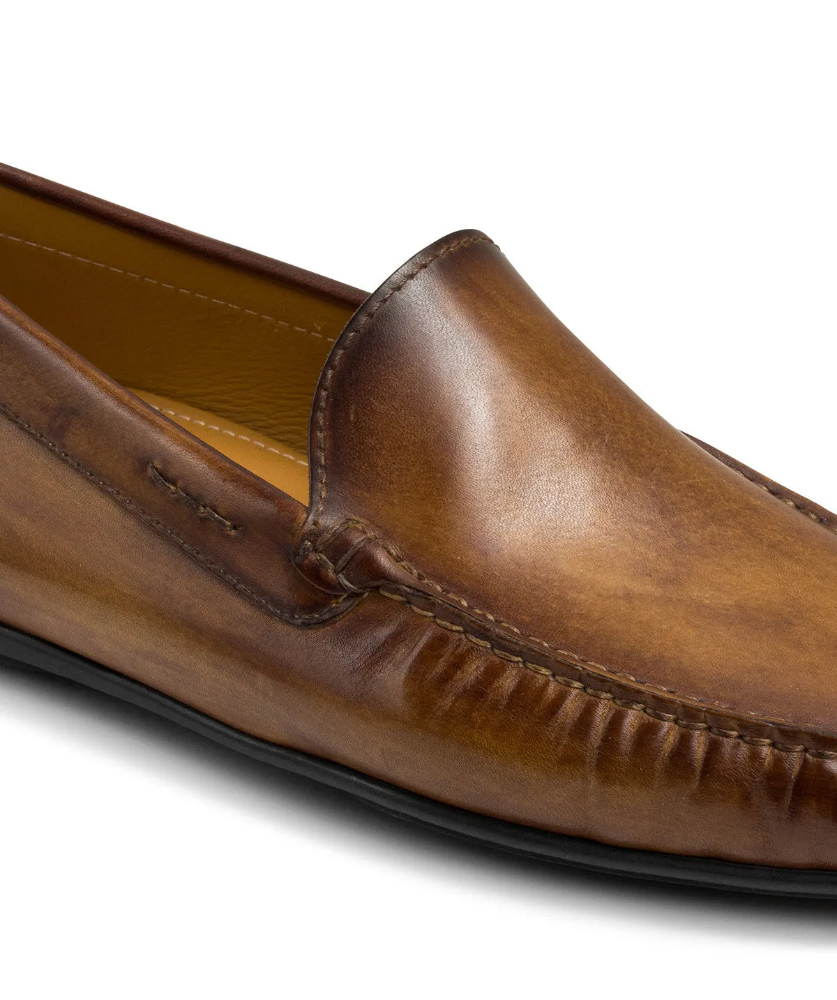Finsbury Luca loafer lichtbruin patina leer