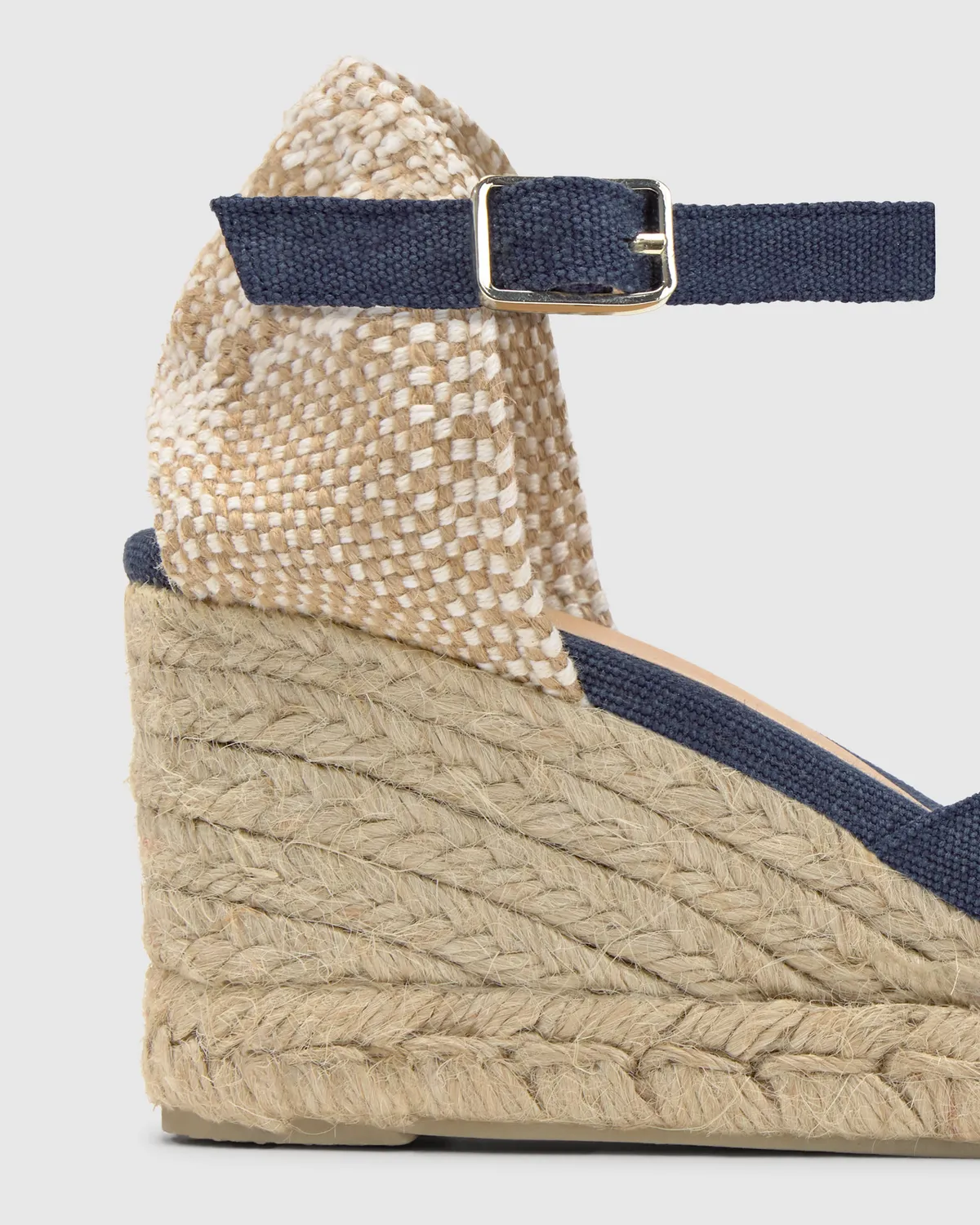 Castaner Chiarita/6/002 espadrille blauw oxford canvas