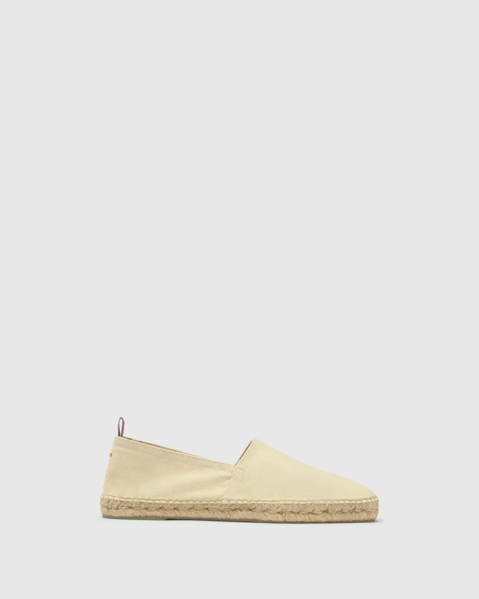 Castaner Pablo 001 espadrille ivoor biologisch katoen