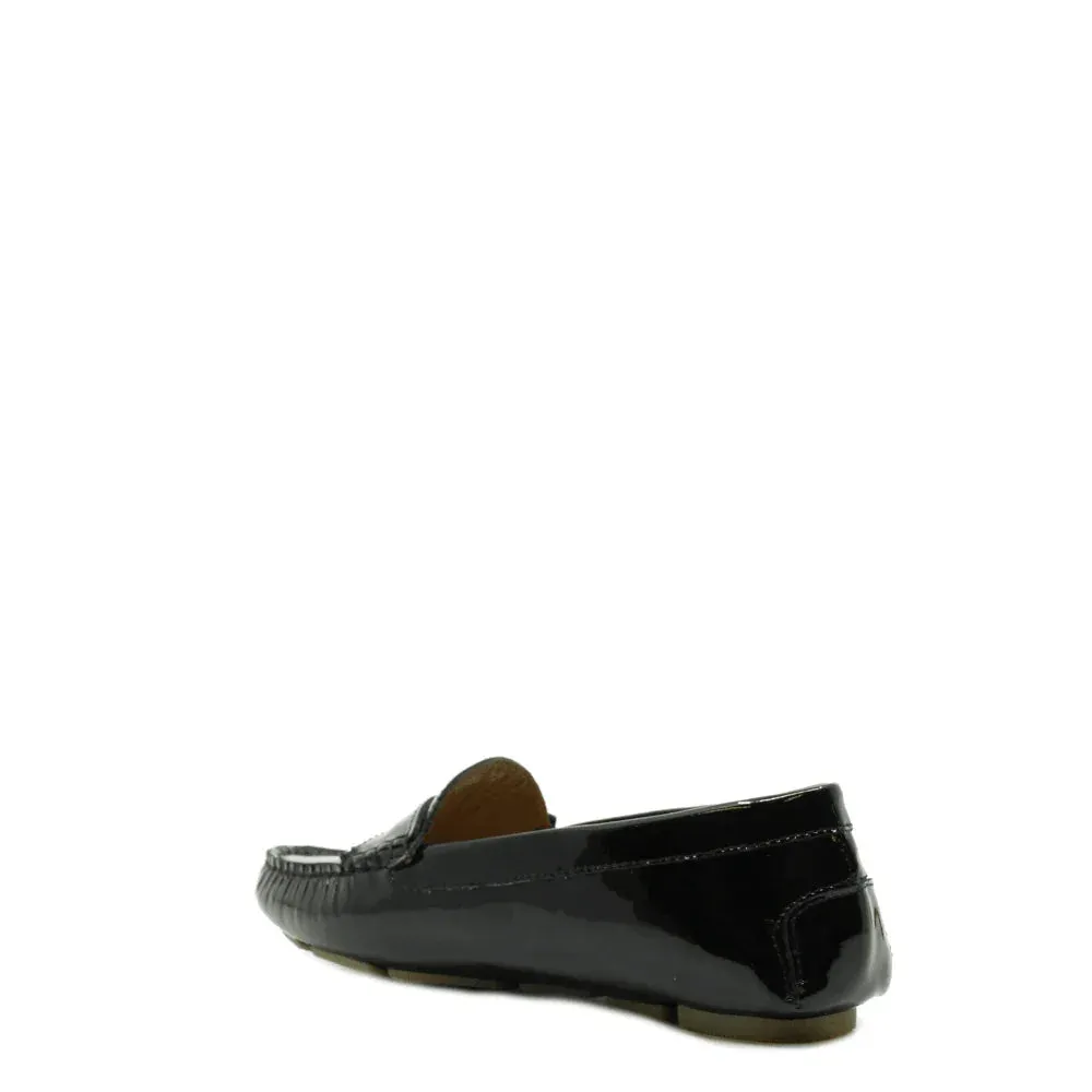Donelli Instappers D1002 ballerina’s zwart lakleer