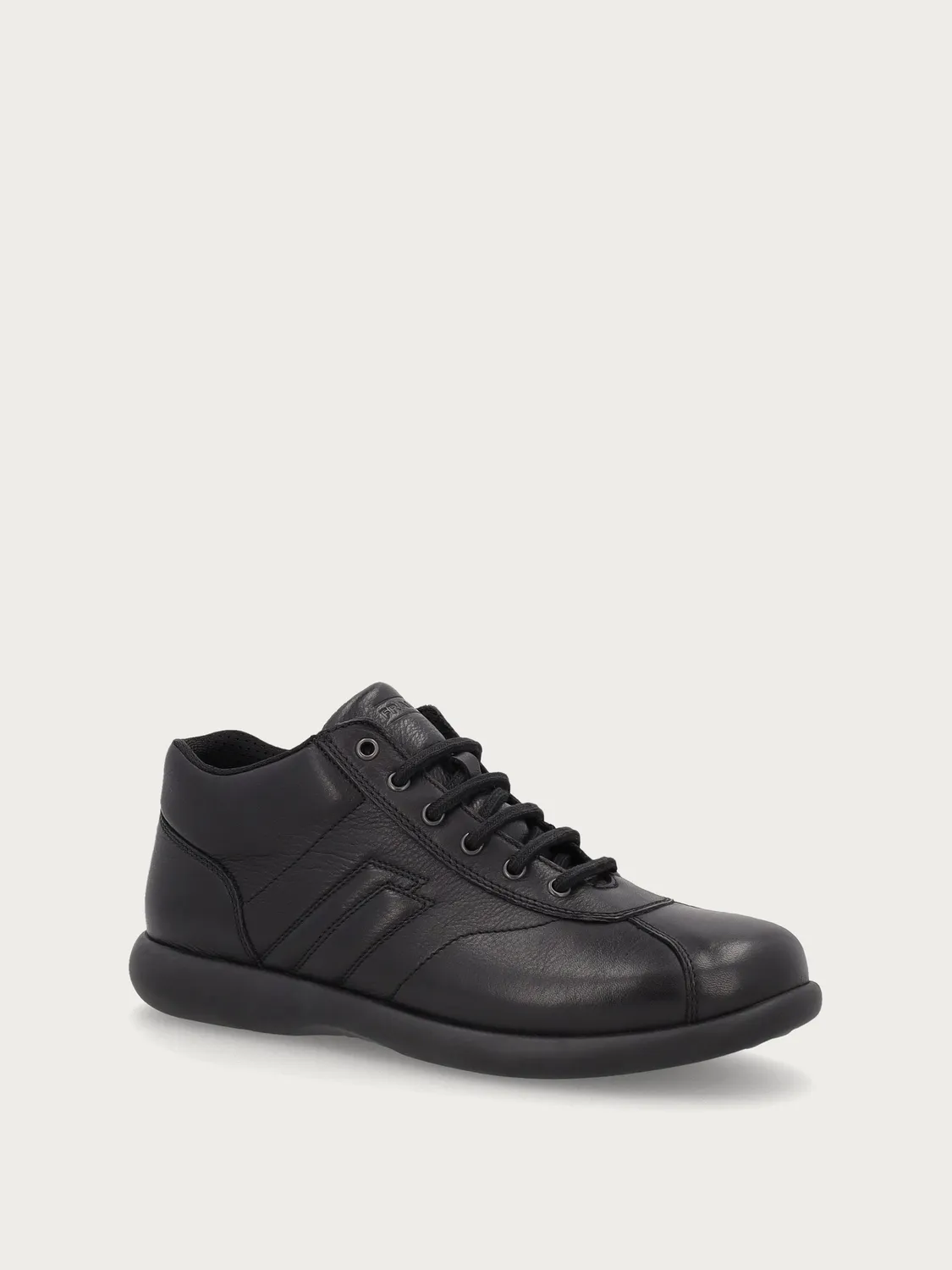 Frau Comfort hoge sneakers zwart leer heren