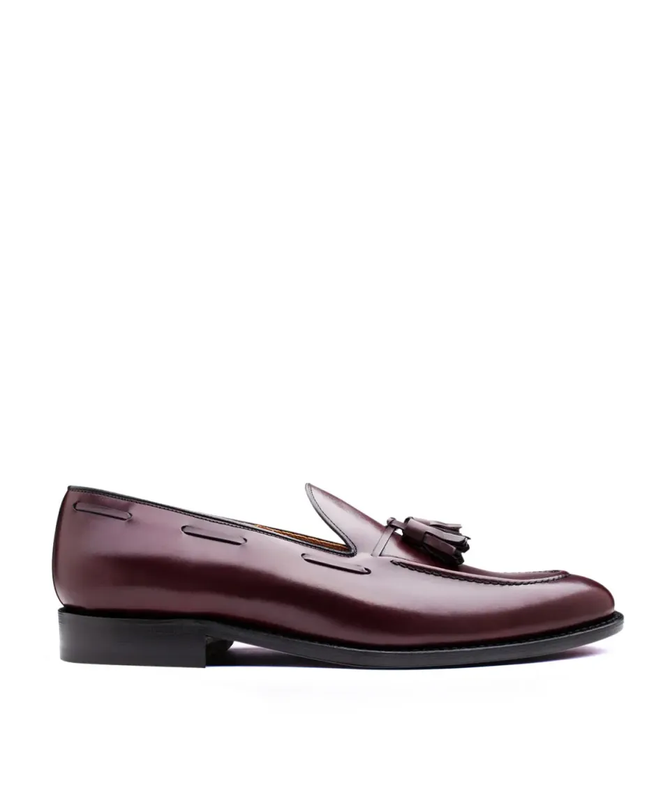 Finsbury Olden loafer bordeaux leer glad