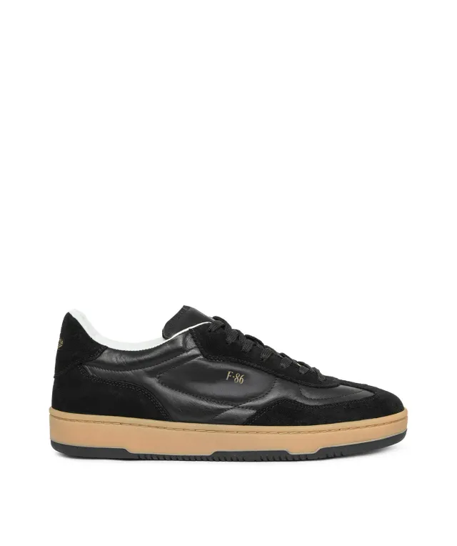 Finsbury Jules sneakers zwart leer