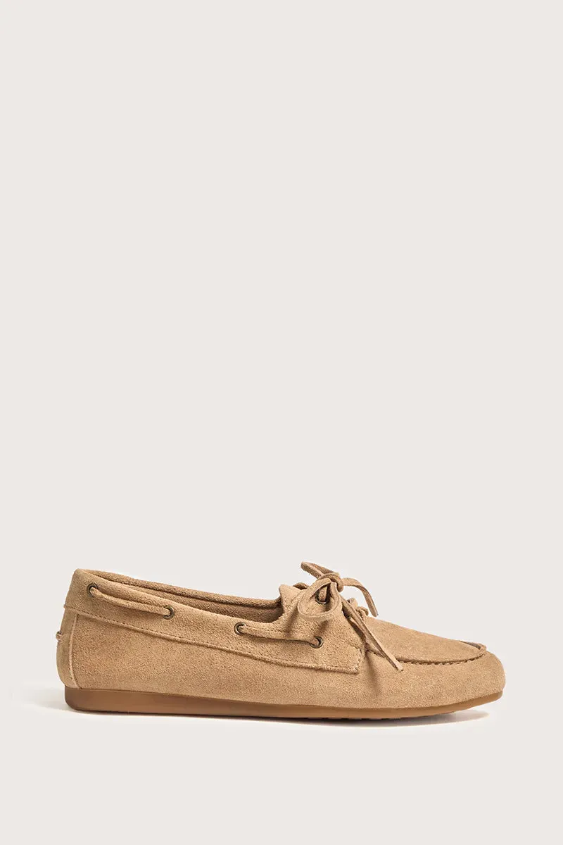 Bryan Stepwise Abby bootschoen beige suède