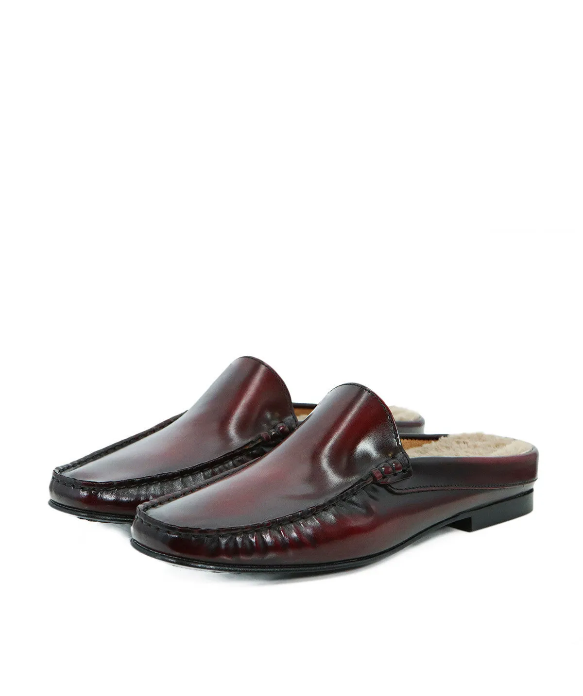 Finsbury Marion bordeaux leren loafer muiltjes