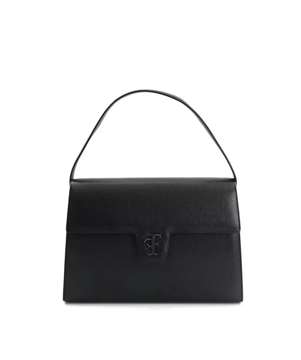 Finsbury FF35 leren tas zwart genбрид generfd 13 inch laptop