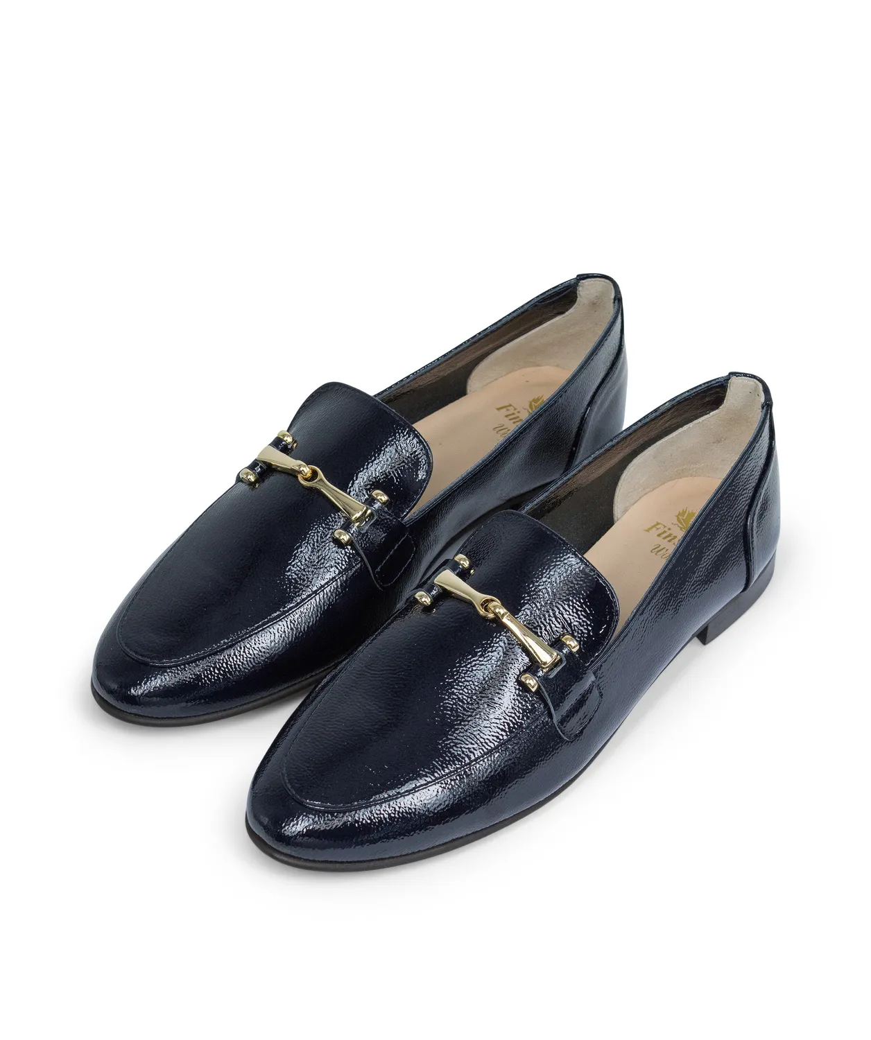 Finsbury AMELIE loafers navy lakleer