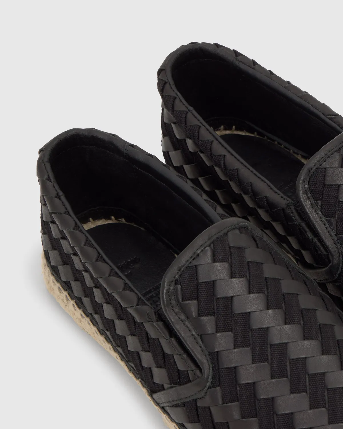 Castaner Jan 286 espadrilles zwart leer