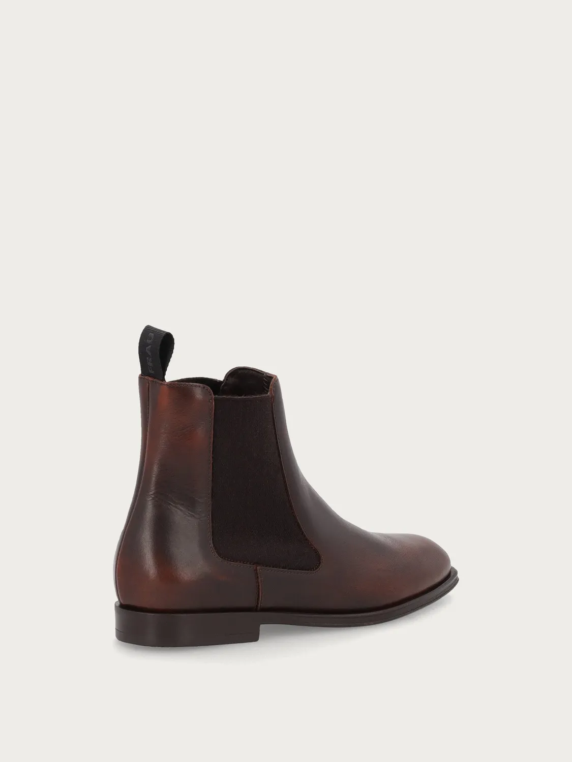 Frau Verona bruine leren beatle boots ombré