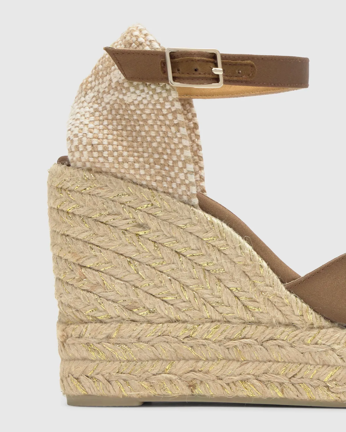 Castaner Chiarita 8ED 006 espadrilles moka satijn
