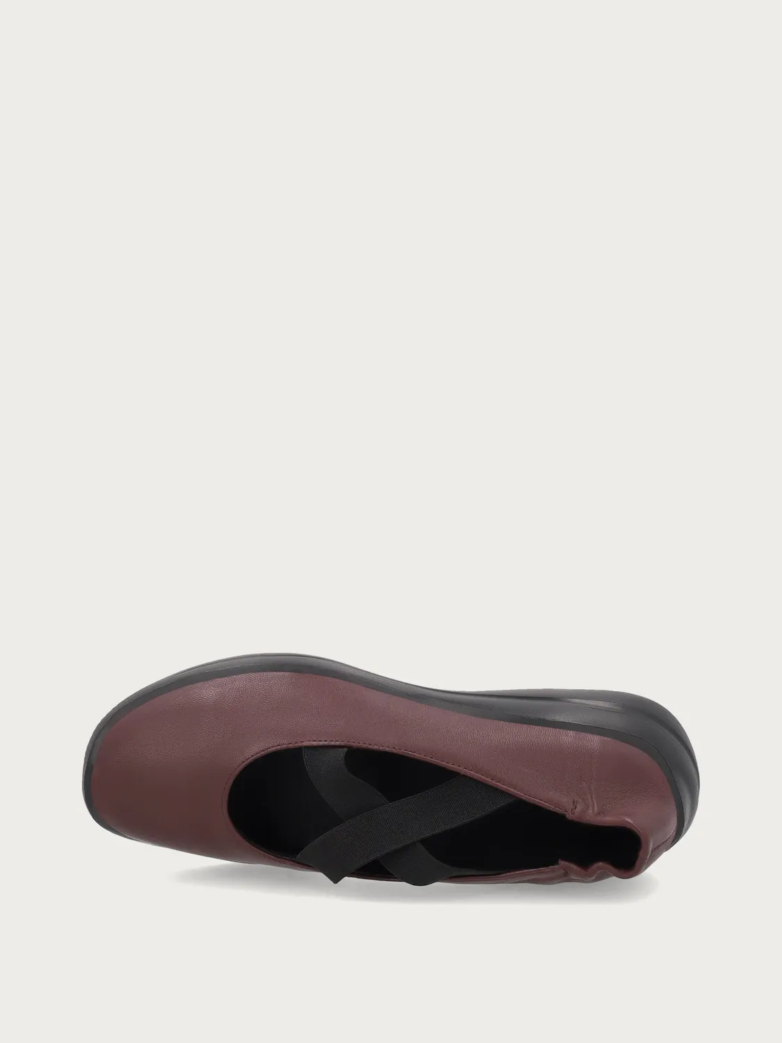 Frau Comfort ballerina's bordeaux leer sportief