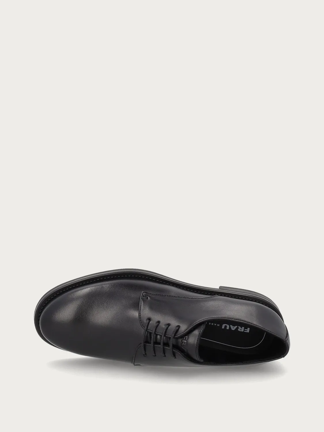 Frau Re-Genesis zwarte veterschoenen gerecycled leer dames