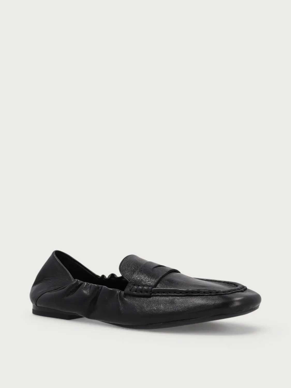 Frau Verona zwarte leren loafers dames zacht