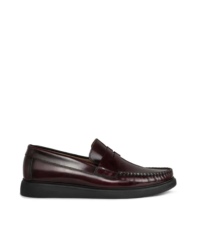 Finsbury Eduardo loafers bordeaux glad leer