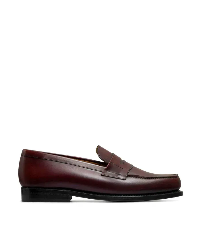 Finsbury College 1986 loafer bordeaux leer instap