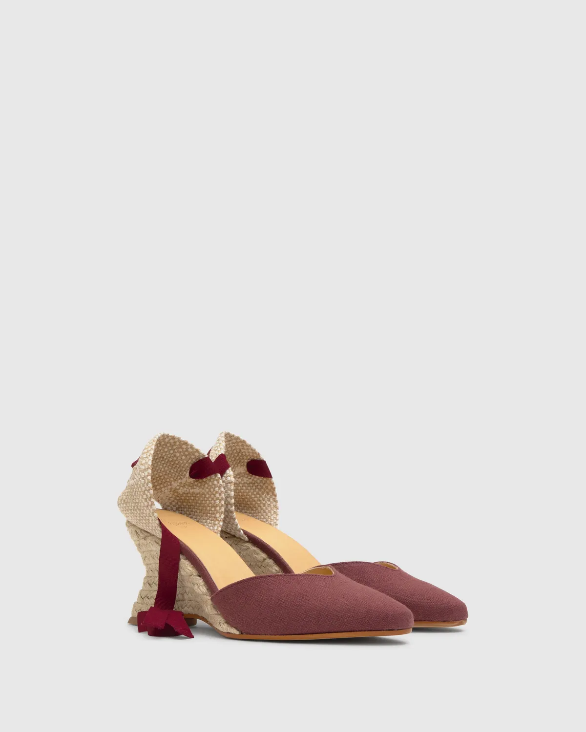 Castaner Jud 300 espadrilles vino linnen 8cm