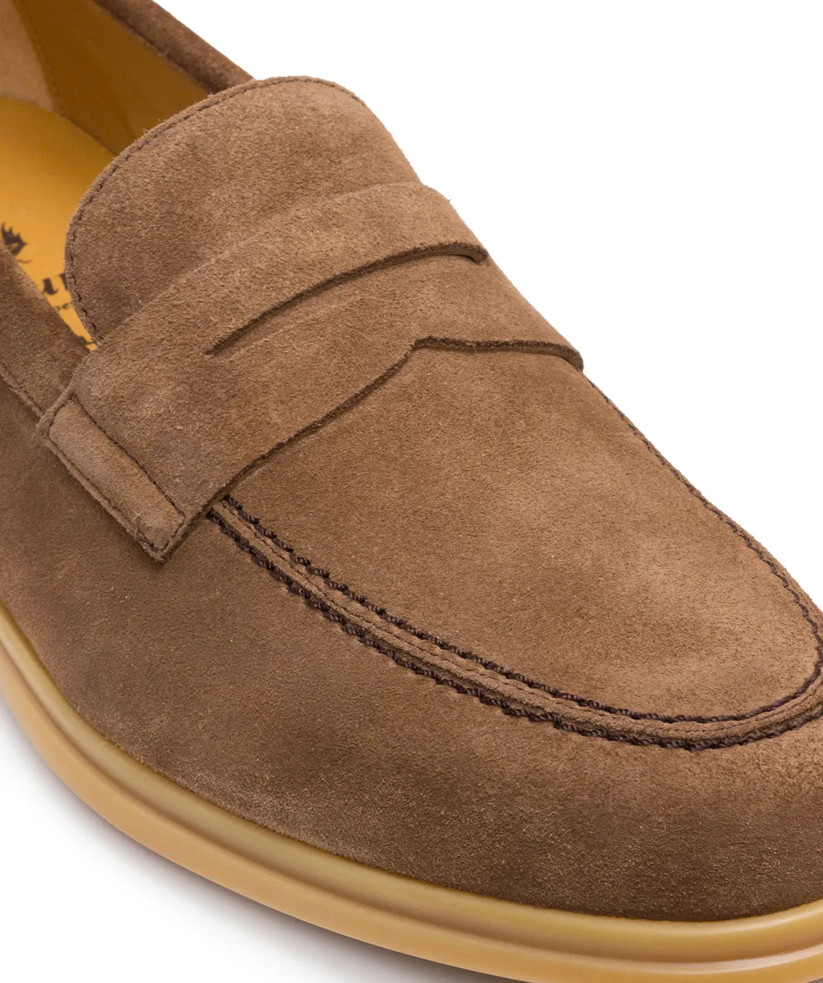 Finsbury Portobello loafer hazelnoot suède