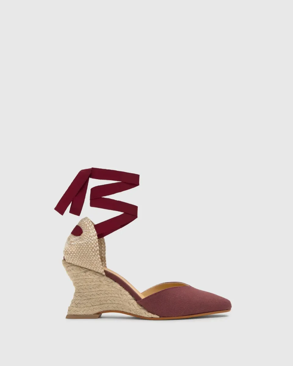 Castaner Jud 300 espadrilles vino linnen 8cm