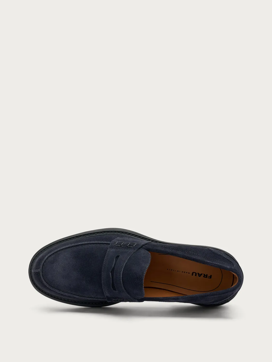 Frau Verona loafers blauw suède heren varsity
