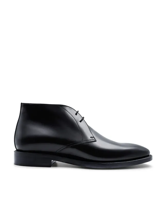 Finsbury Chukka 1986 boots zwart leer Goodyear