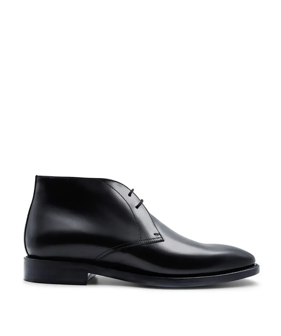 Finsbury Chukka 1986 boots zwart leer Goodyear