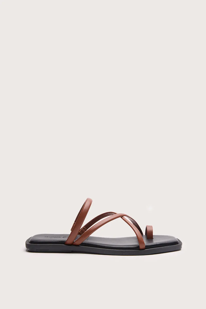 Bryan Stepwise Marza slipper cognac leer