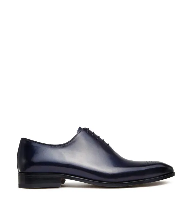 Finsbury Vasco oxford blauw leer heren midnight