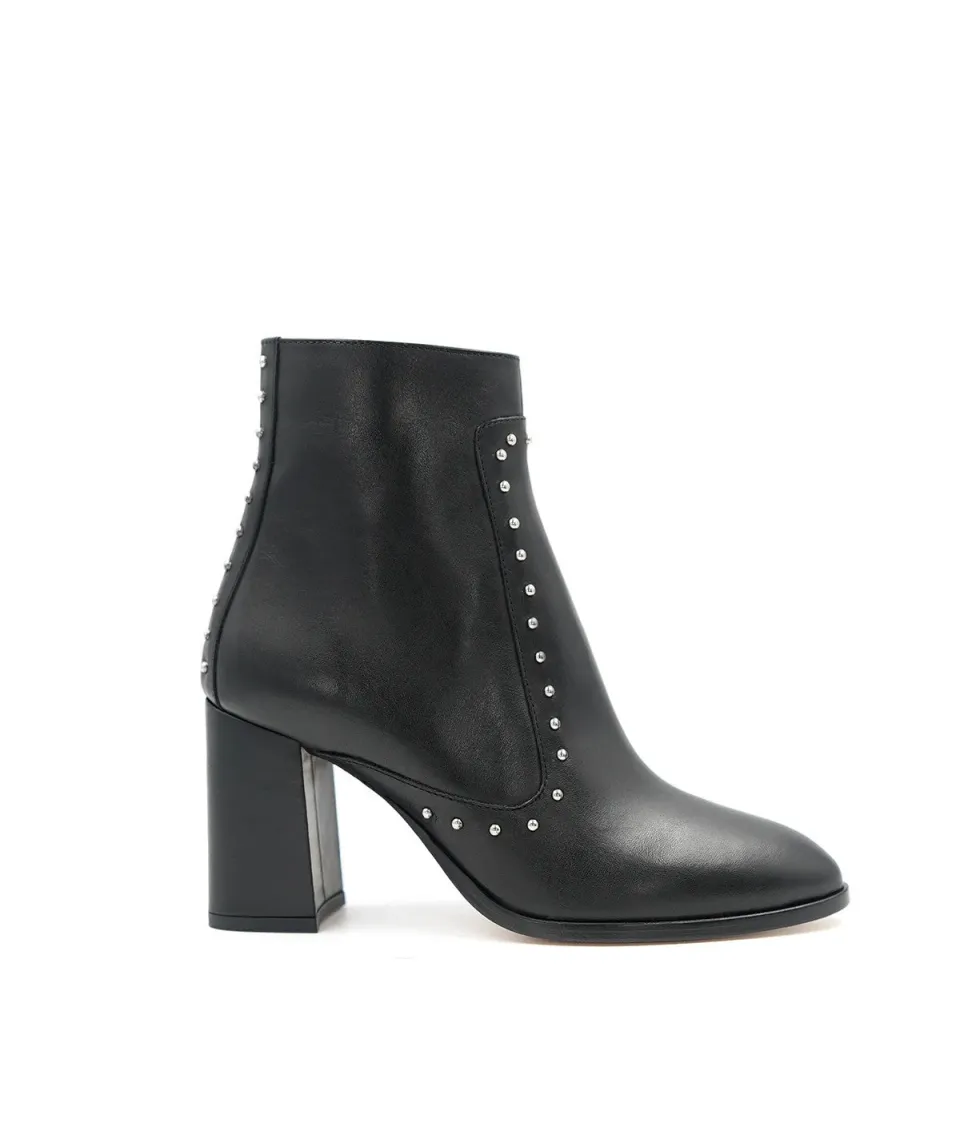 Finsbury LOU Enkellaarzen Zwart 7 cm Hak
