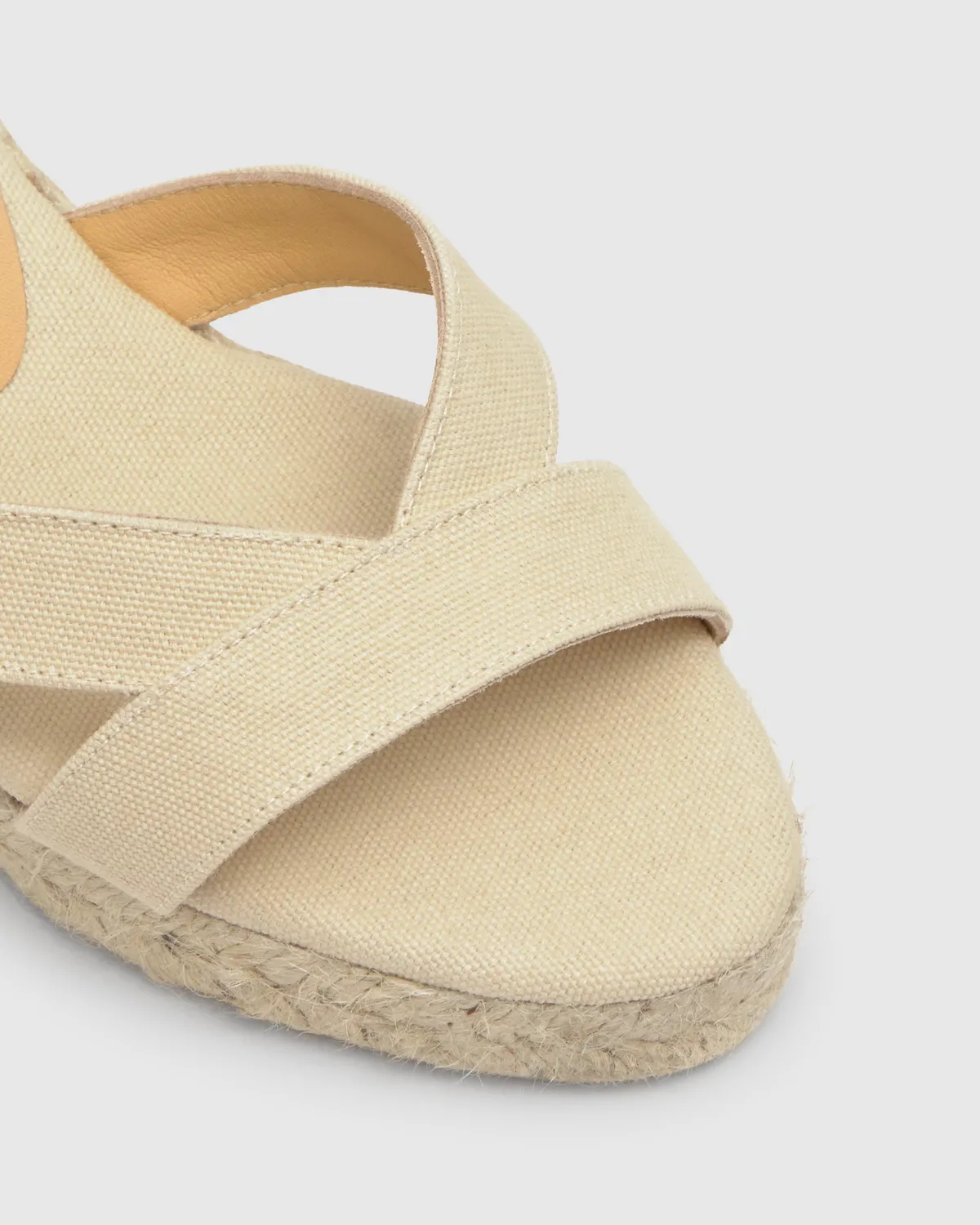 Castaner Bruna 6 001 sandalen ivory katoen