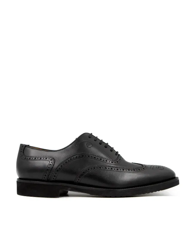 Finsbury Kendal oxford zwart lichte rubber zool
