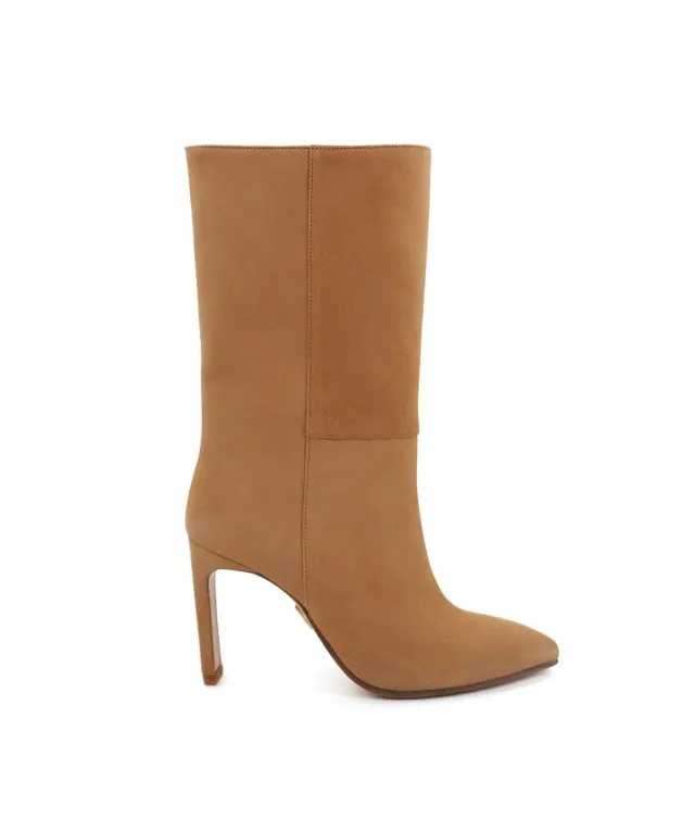 Finsbury Tamara dameslaars beige suède 9 cm hak