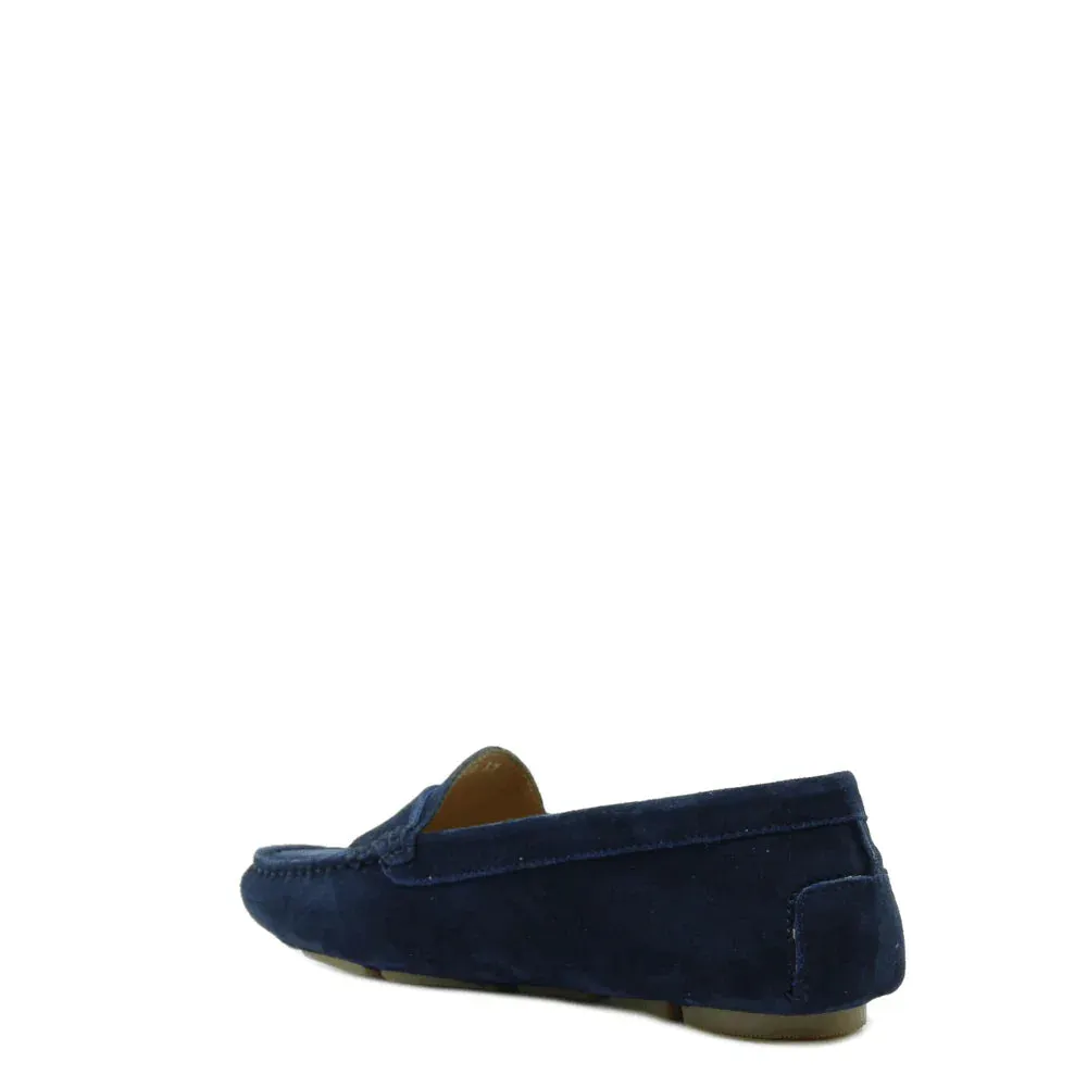 Donelli D1002 instappers blauw nubuck