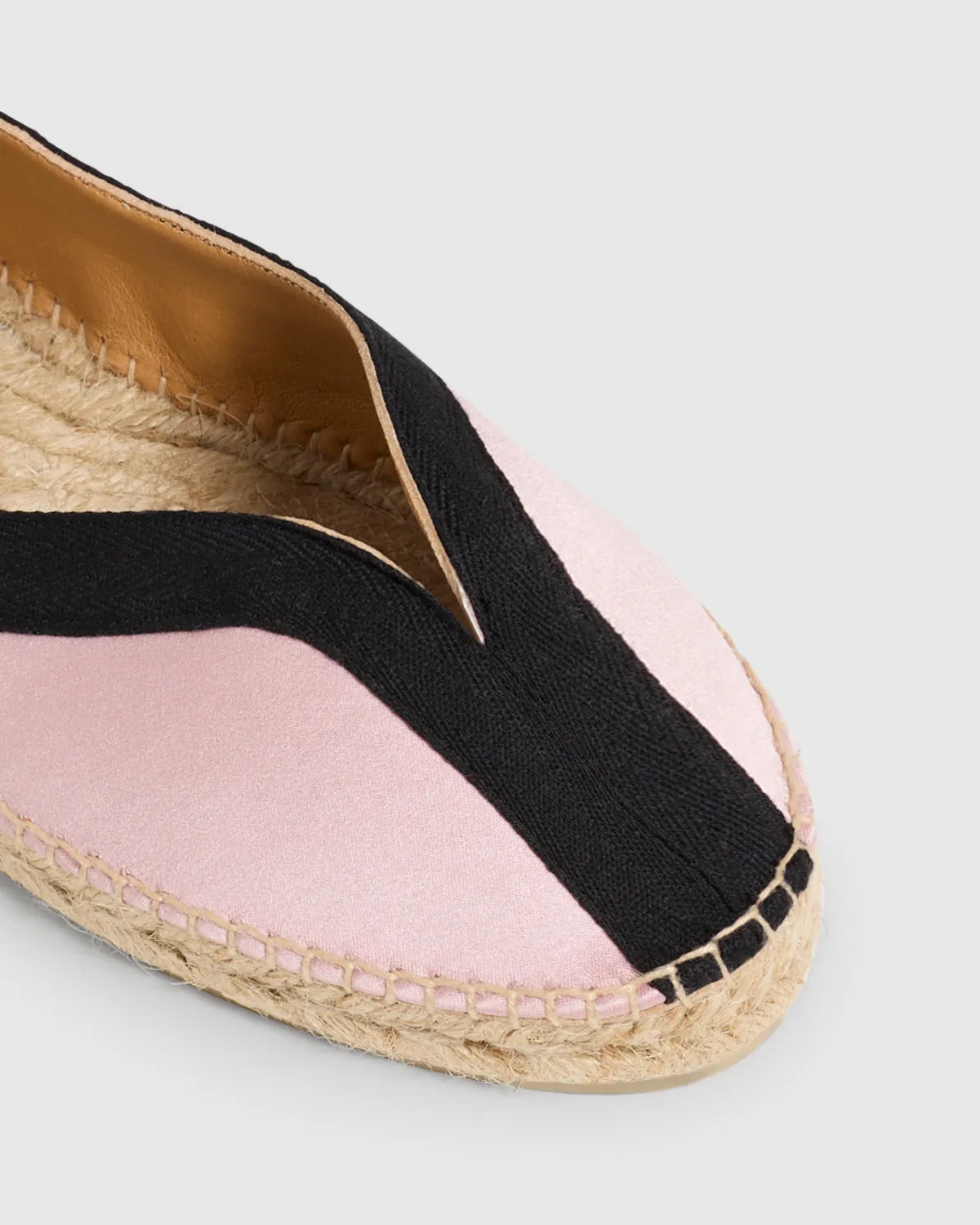 Castaner Kanu 129 ballerina zwart roze satijn