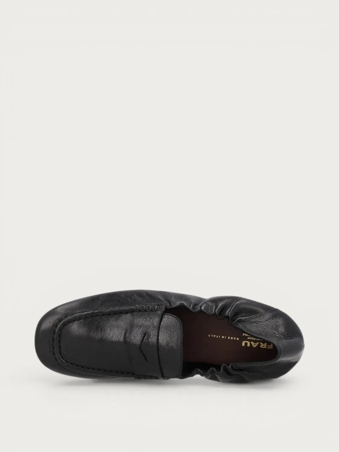 Frau Verona zwarte leren loafers dames zacht