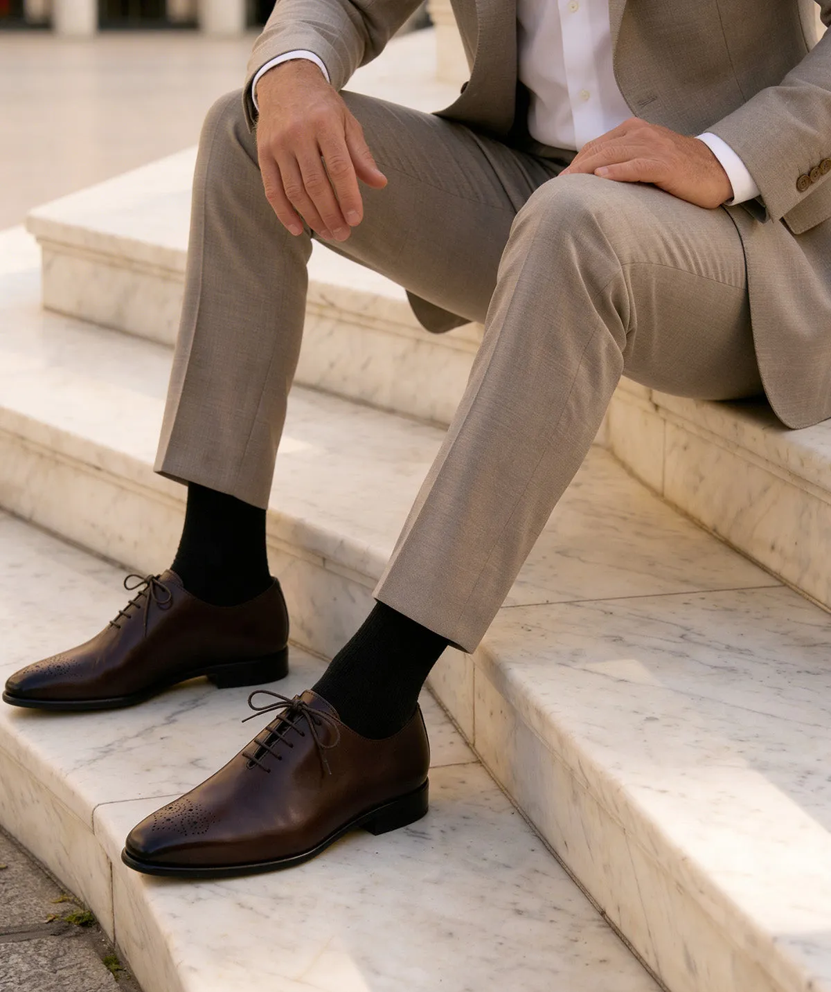 Finsbury Dario Oxford Schoenen Bruin Leer
