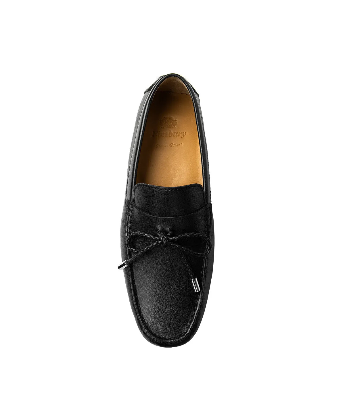 Finsbury Marbella loafers zwart generfd leer